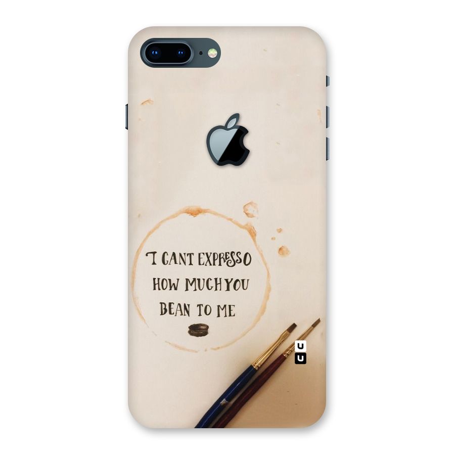 Espresso Bean Back Case for iPhone 7 Plus Apple Cut
