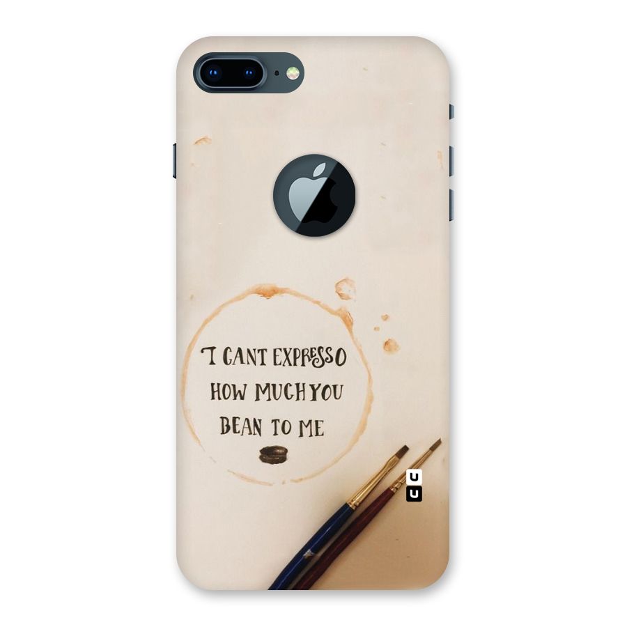 Espresso Bean Back Case for iPhone 7 Plus Logo Cut