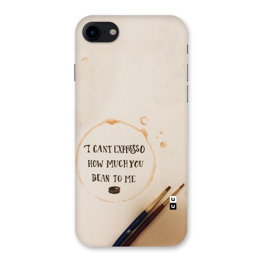 Espresso Bean Back Case for iPhone SE 2020
