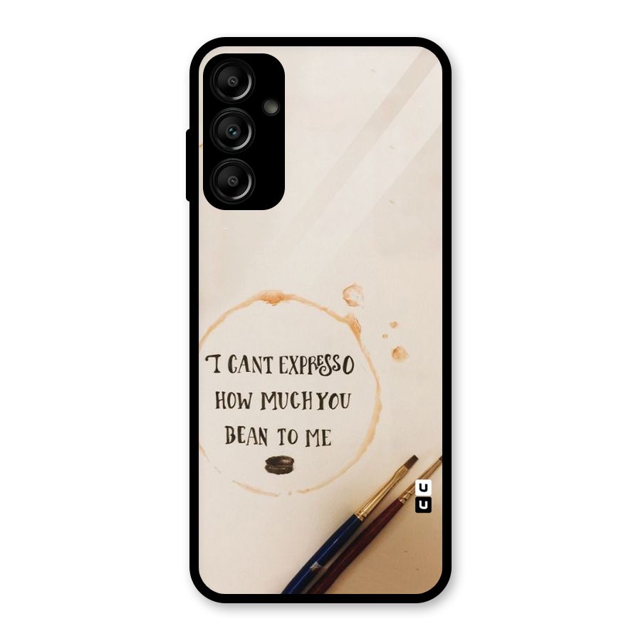 Espresso Bean Glass Back Case for Galaxy A14 5G