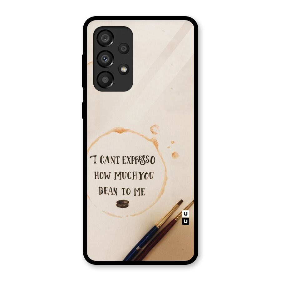 Espresso Bean Glass Back Case for Galaxy A33 5G