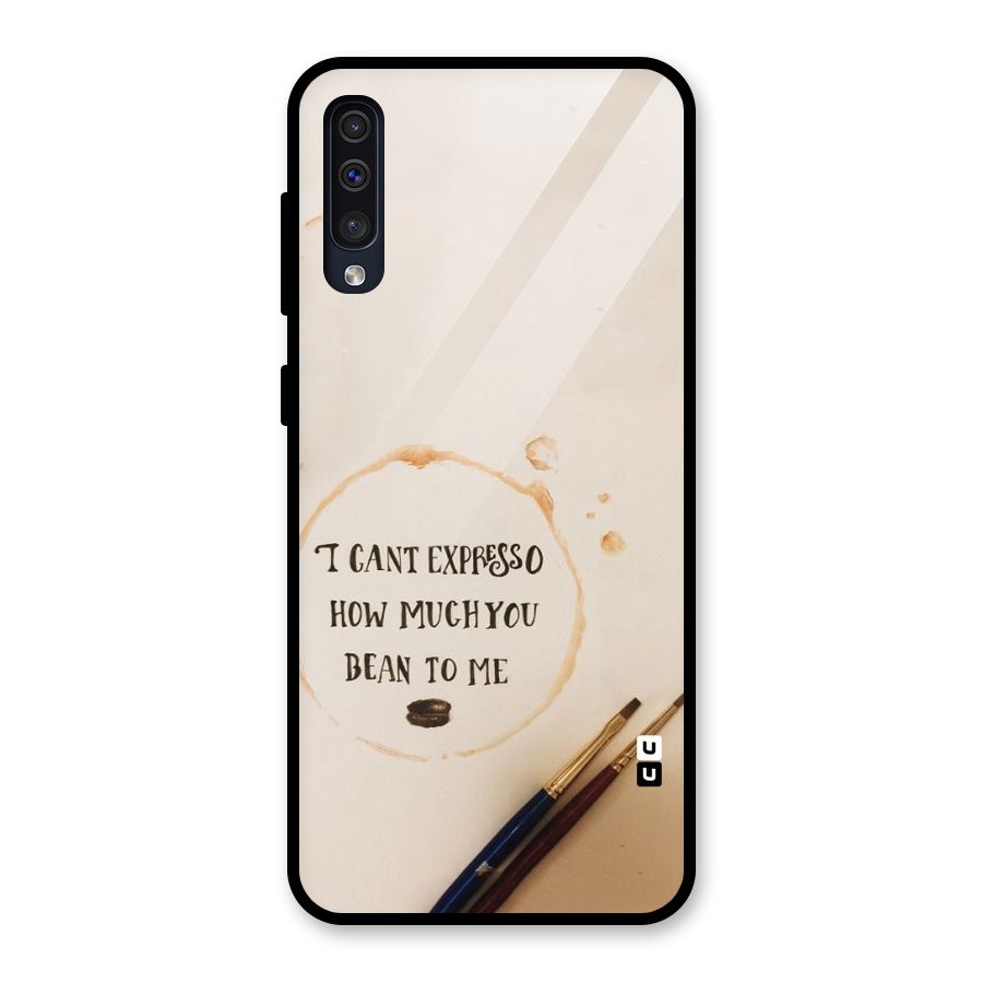 Espresso Bean Glass Back Case for Galaxy A50