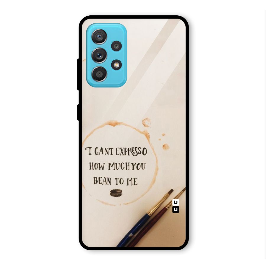 Espresso Bean Glass Back Case for Galaxy A52
