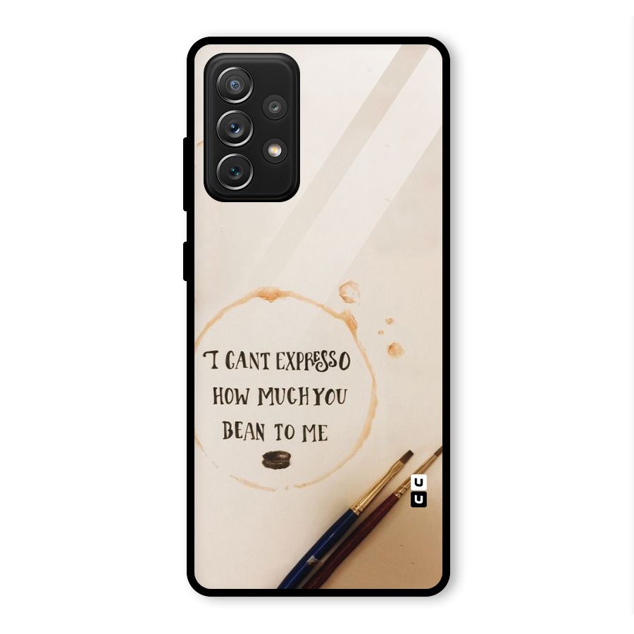 Espresso Bean Glass Back Case for Galaxy A72
