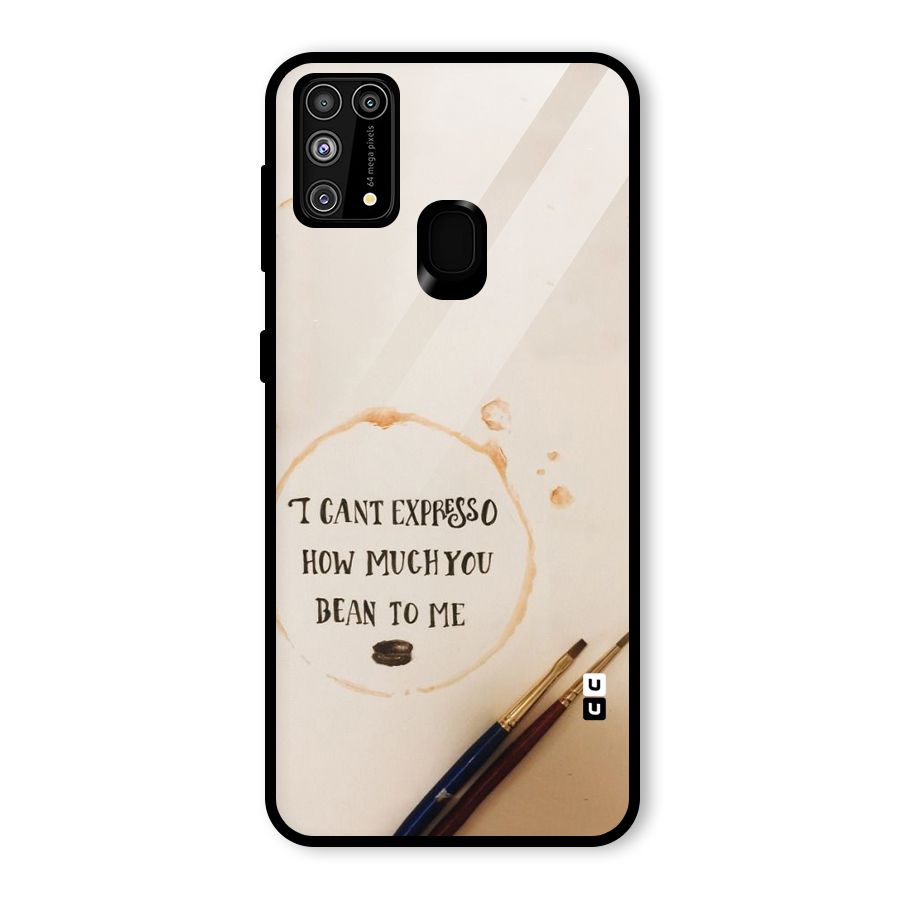 Espresso Bean Glass Back Case for Galaxy F41