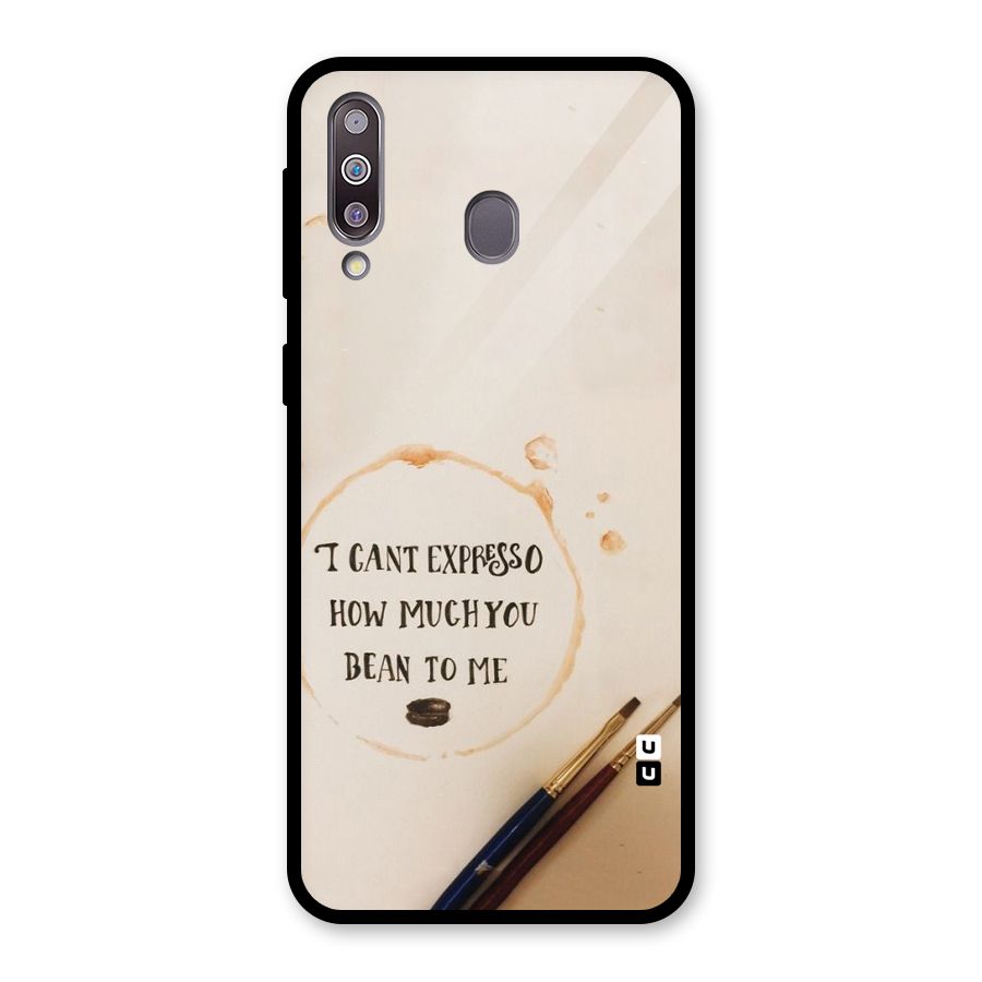 Espresso Bean Glass Back Case for Galaxy M30