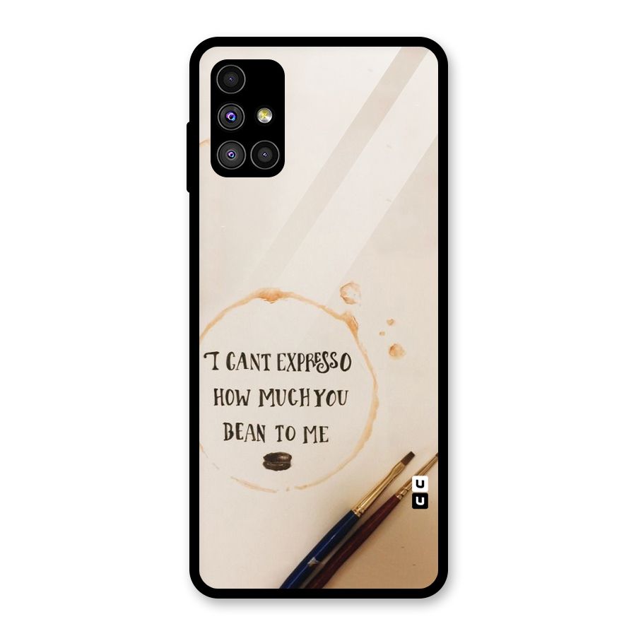 Espresso Bean Glass Back Case for Galaxy M51