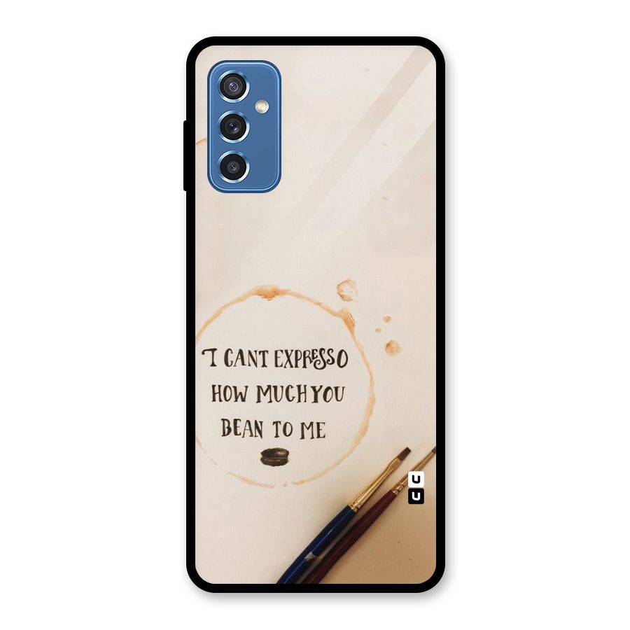 Espresso Bean Glass Back Case for Galaxy M52 5G