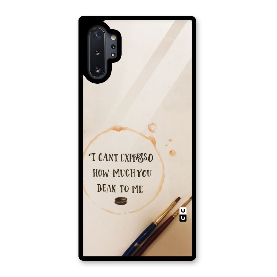 Espresso Bean Glass Back Case for Galaxy Note 10 Plus