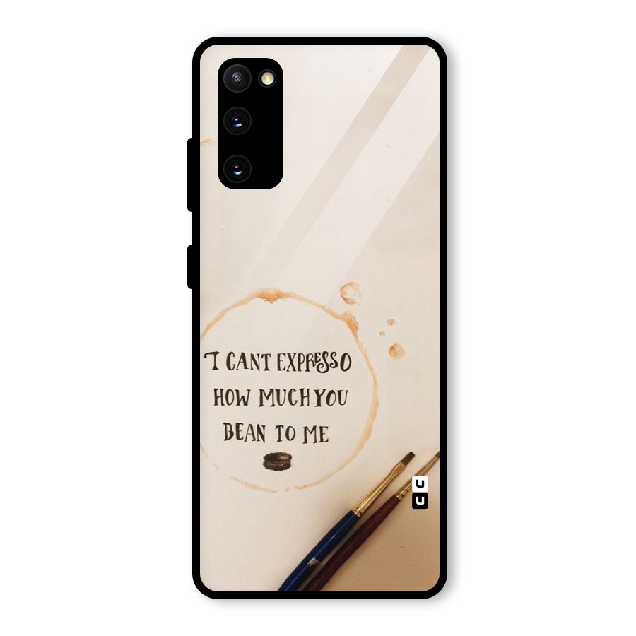 Espresso Bean Glass Back Case for Galaxy S20 FE 5G