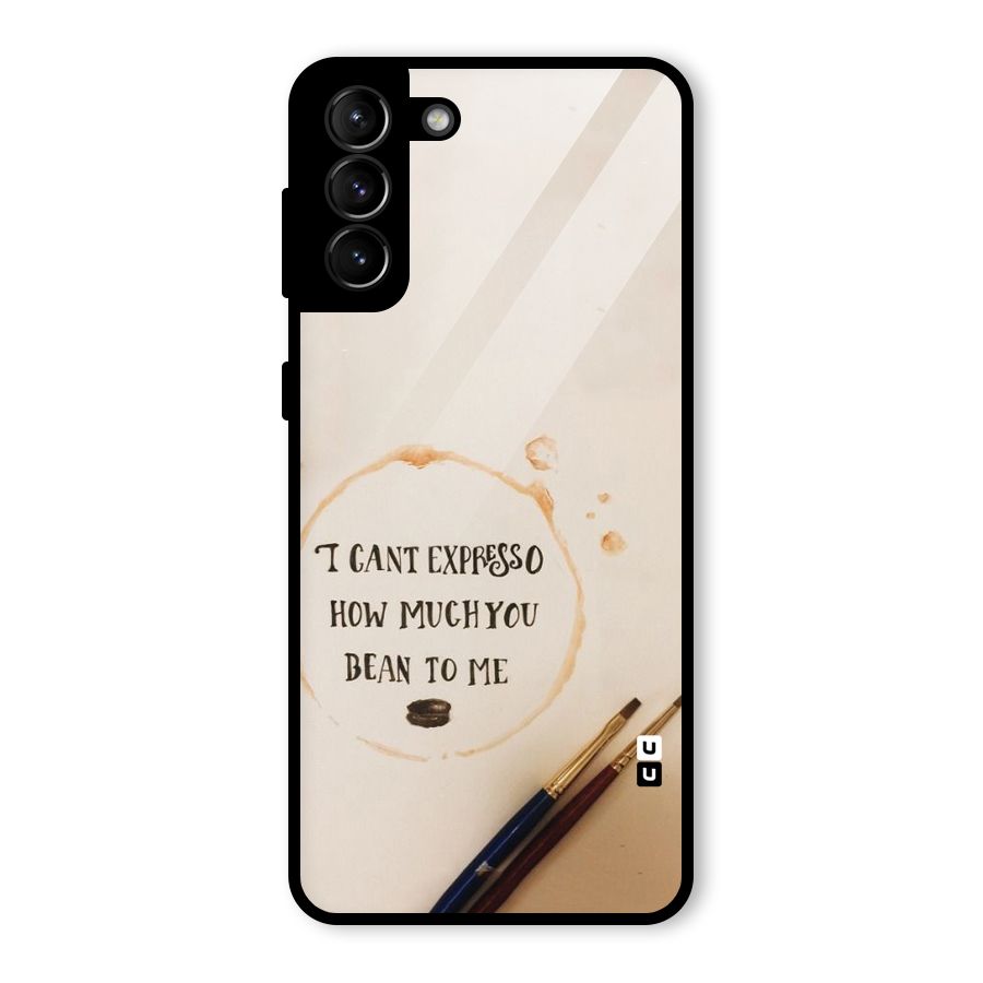 Espresso Bean Glass Back Case for Galaxy S21 Plus