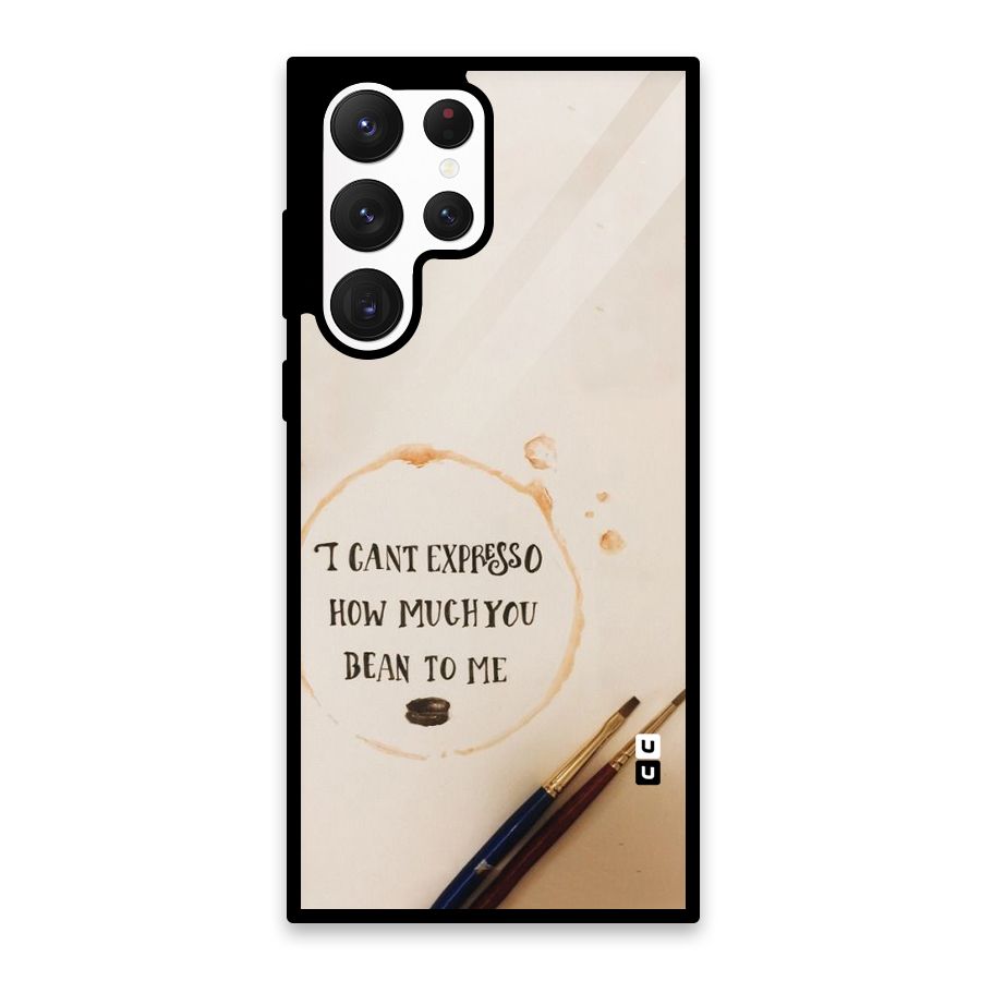 Espresso Bean Glass Back Case for Galaxy S22 Ultra 5G