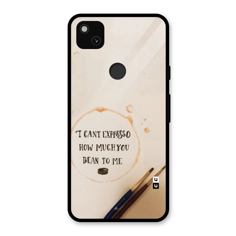 Espresso Bean Glass Back Case for Google Pixel 4a
