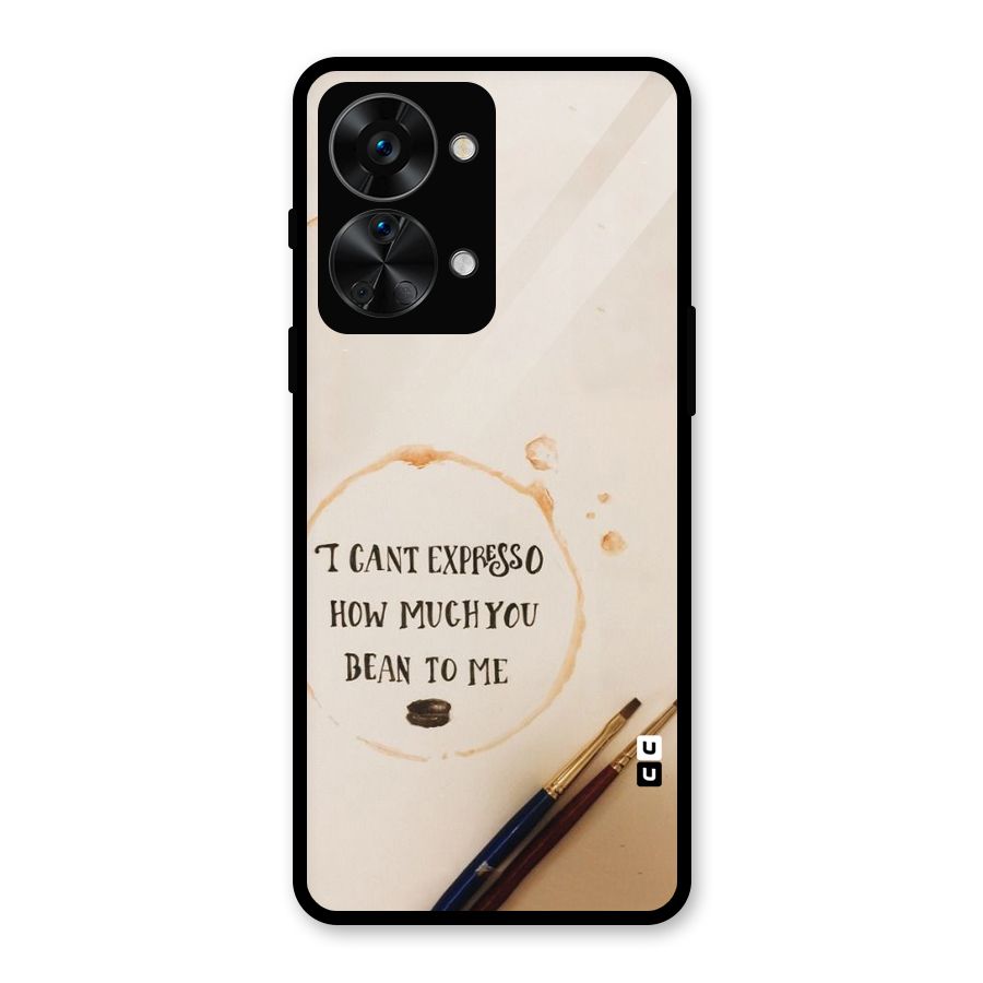 Espresso Bean Glass Back Case for OnePlus Nord 2T