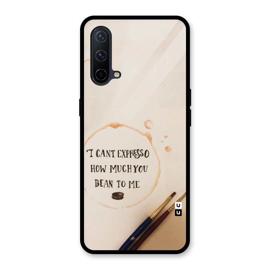 Espresso Bean Glass Back Case for OnePlus Nord CE 5G