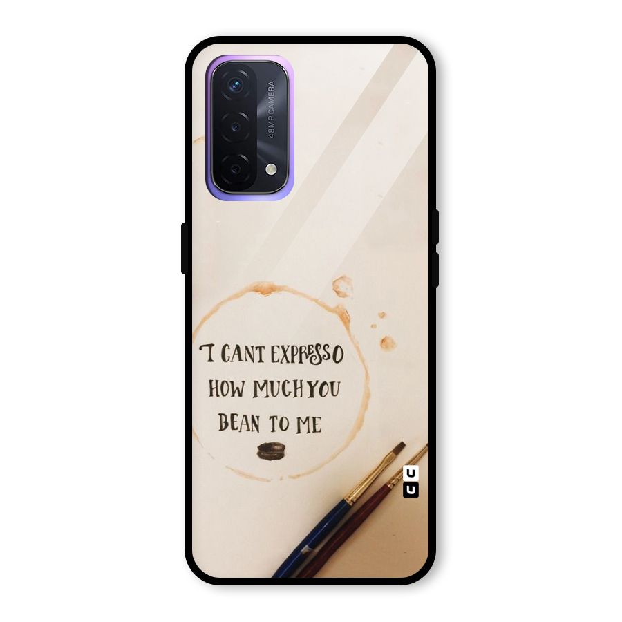 Espresso Bean Glass Back Case for Oppo A74 5G