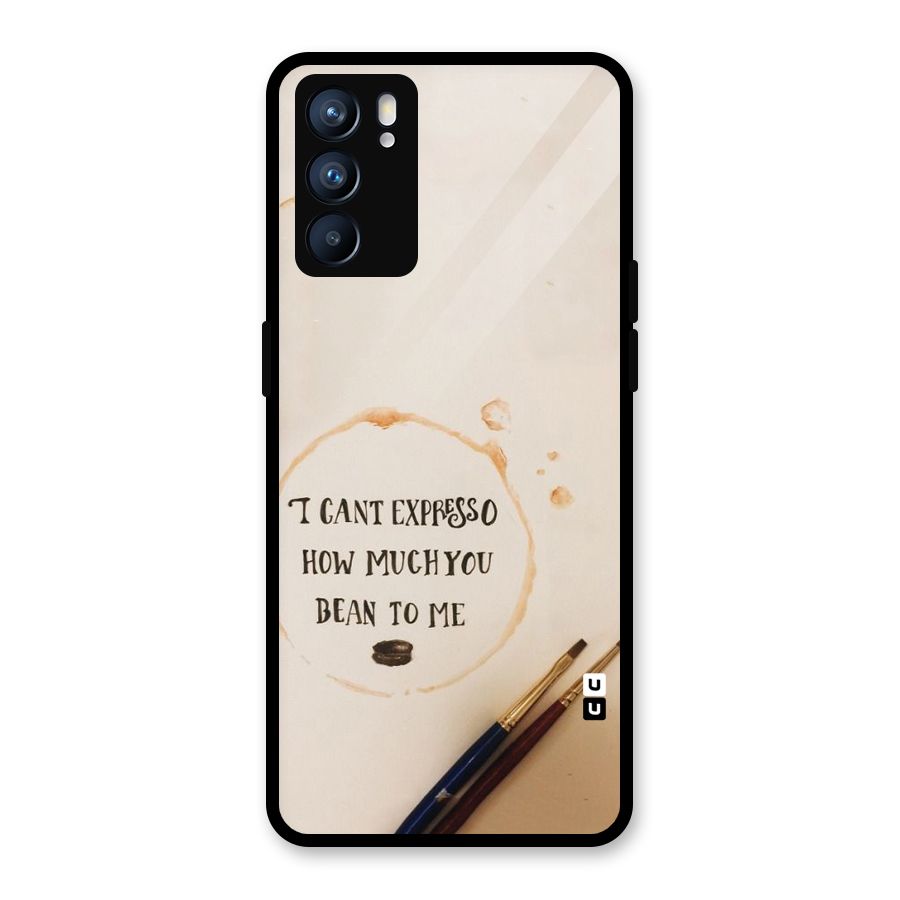 Espresso Bean Glass Back Case for Oppo Reno6 5G