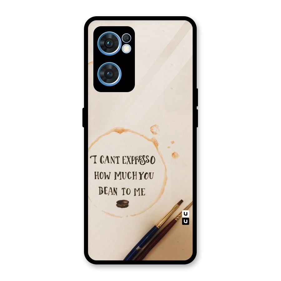 Espresso Bean Glass Back Case for Oppo Reno7 5G