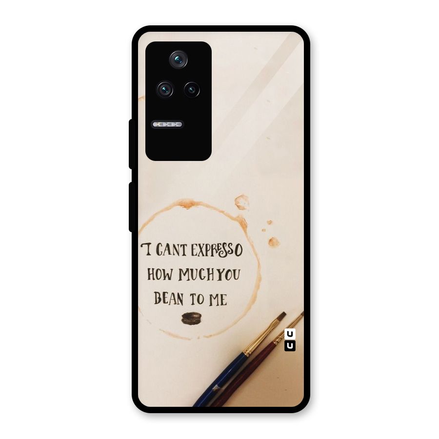 Espresso Bean Glass Back Case for Poco F4 5G