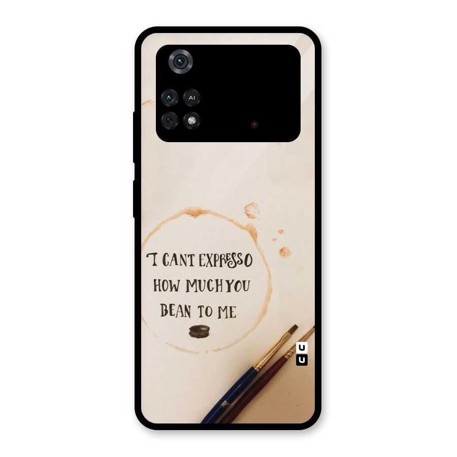 Espresso Bean Glass Back Case for Poco M4 Pro 4G