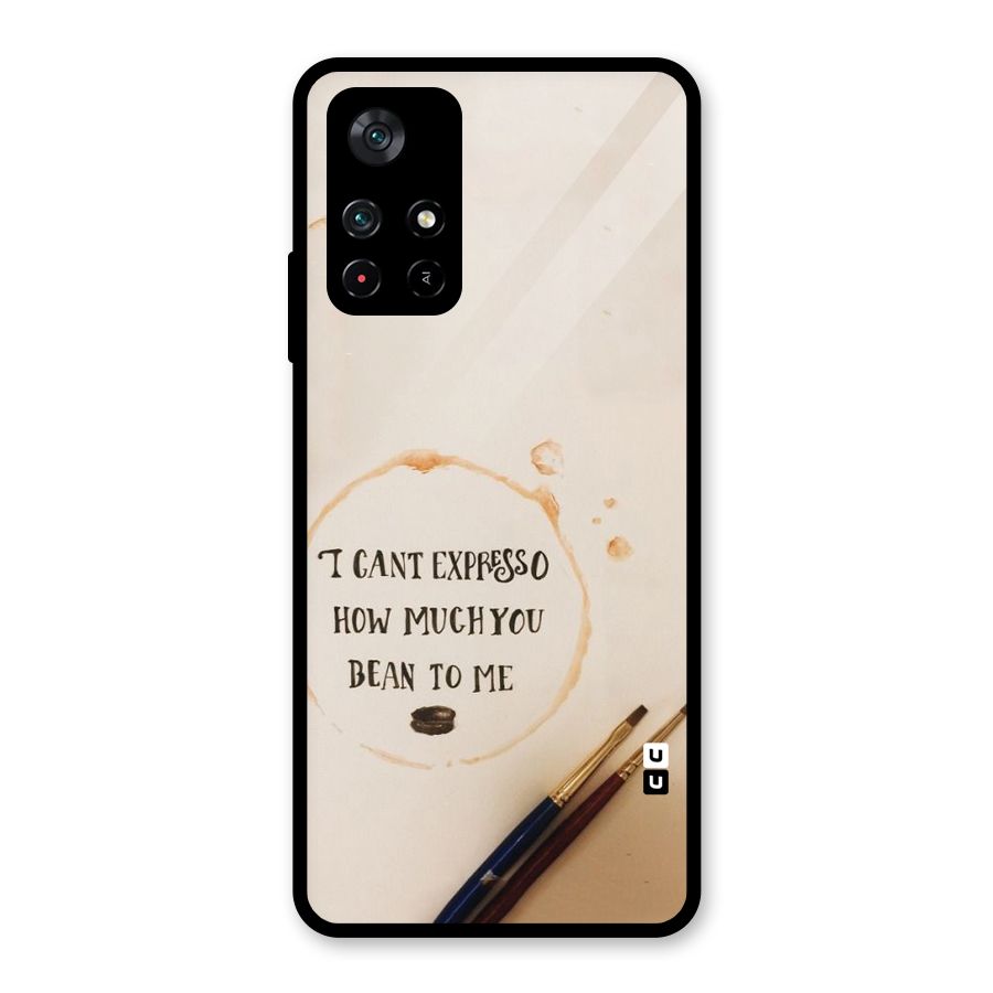 Espresso Bean Glass Back Case for Poco M4 Pro 5G