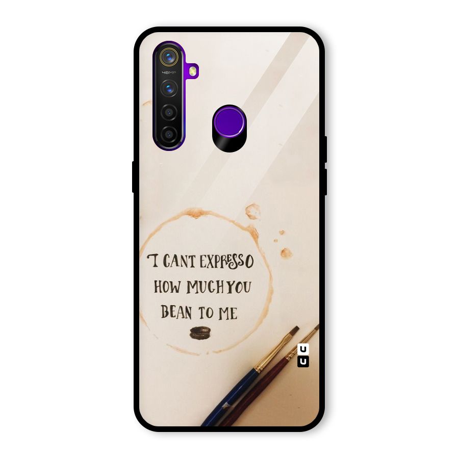 Espresso Bean Glass Back Case for Realme 5 Pro