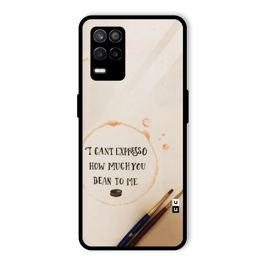 Espresso Bean Glass Back Case for Realme 8 5G