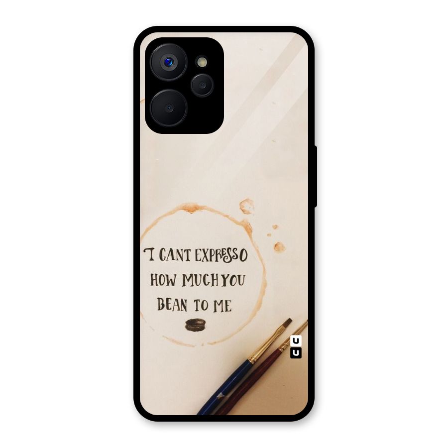 Espresso Bean Glass Back Case for Realme 9i 5G