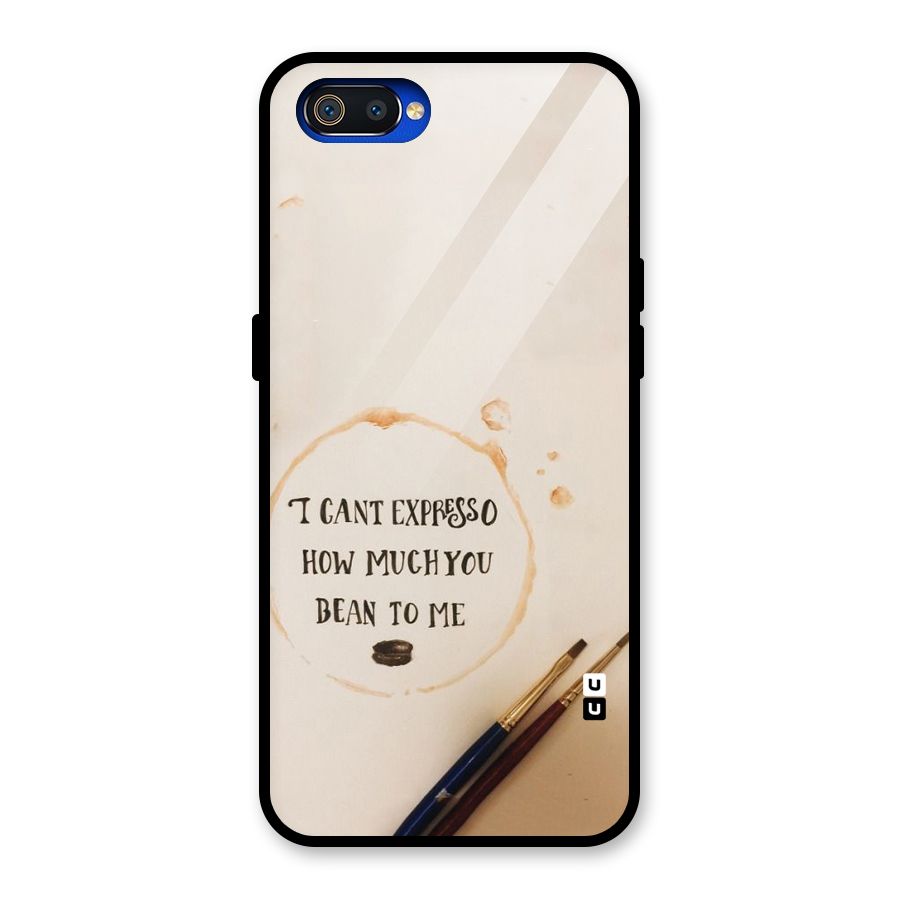 Espresso Bean Glass Back Case for Realme C2