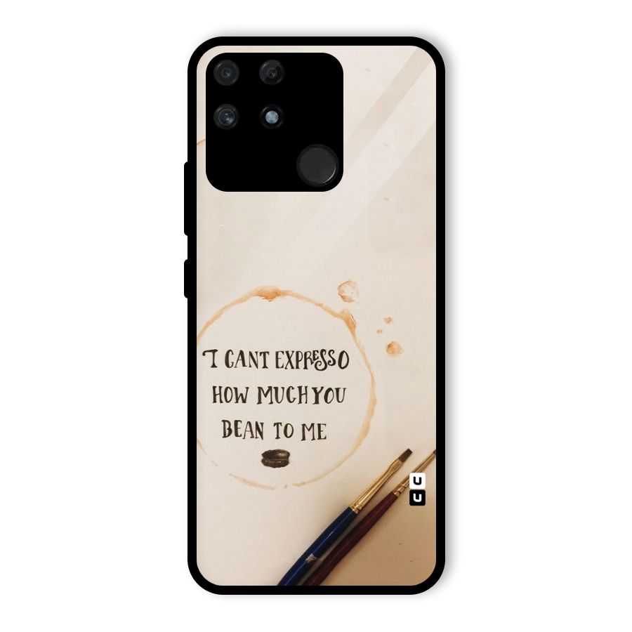 Espresso Bean Glass Back Case for Realme Narzo 50A
