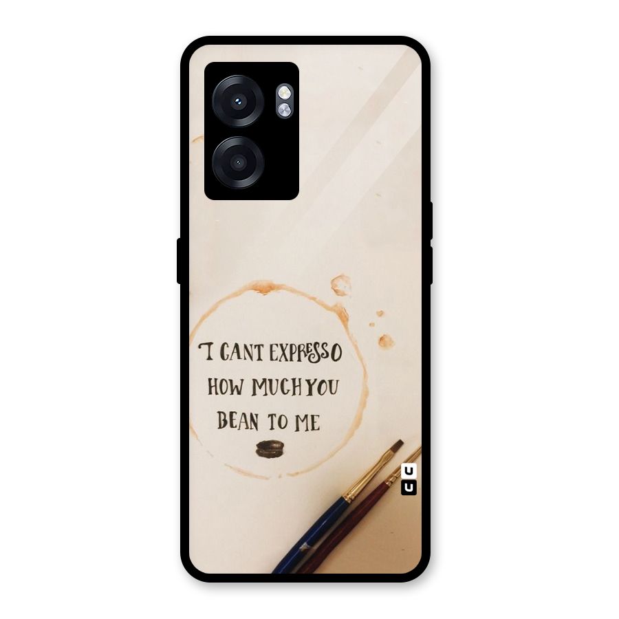 Espresso Bean Glass Back Case for Realme Narzo 50 5G
