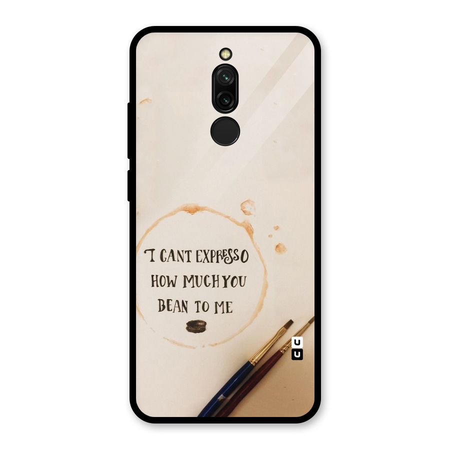 Espresso Bean Glass Back Case for Redmi 8