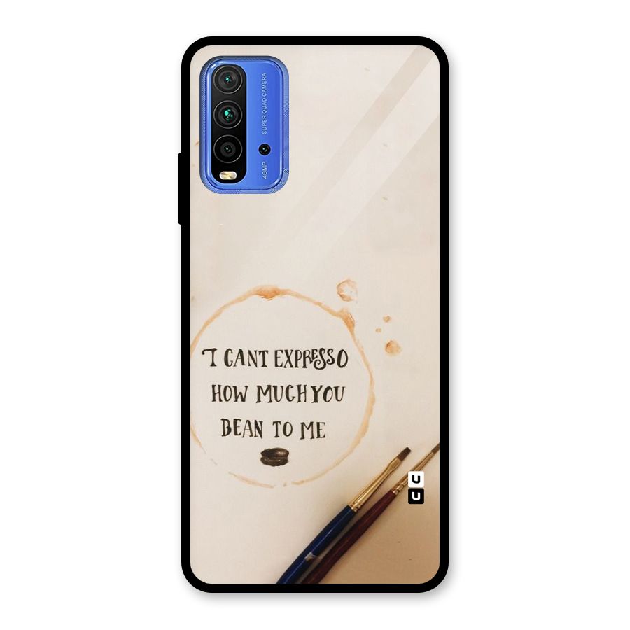 Espresso Bean Glass Back Case for Redmi 9 Power