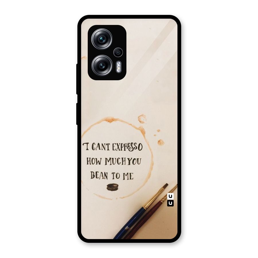 Espresso Bean Glass Back Case for Redmi K50i