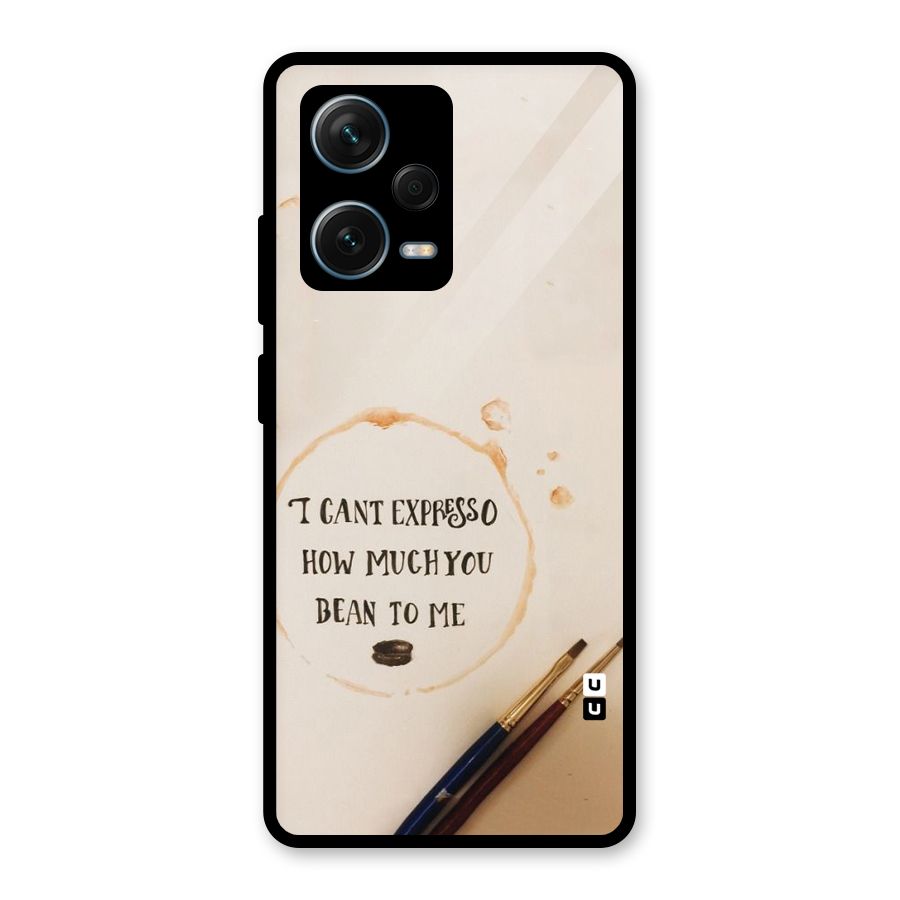 Espresso Bean Glass Back Case for Redmi Note 12 Pro Plus 5G