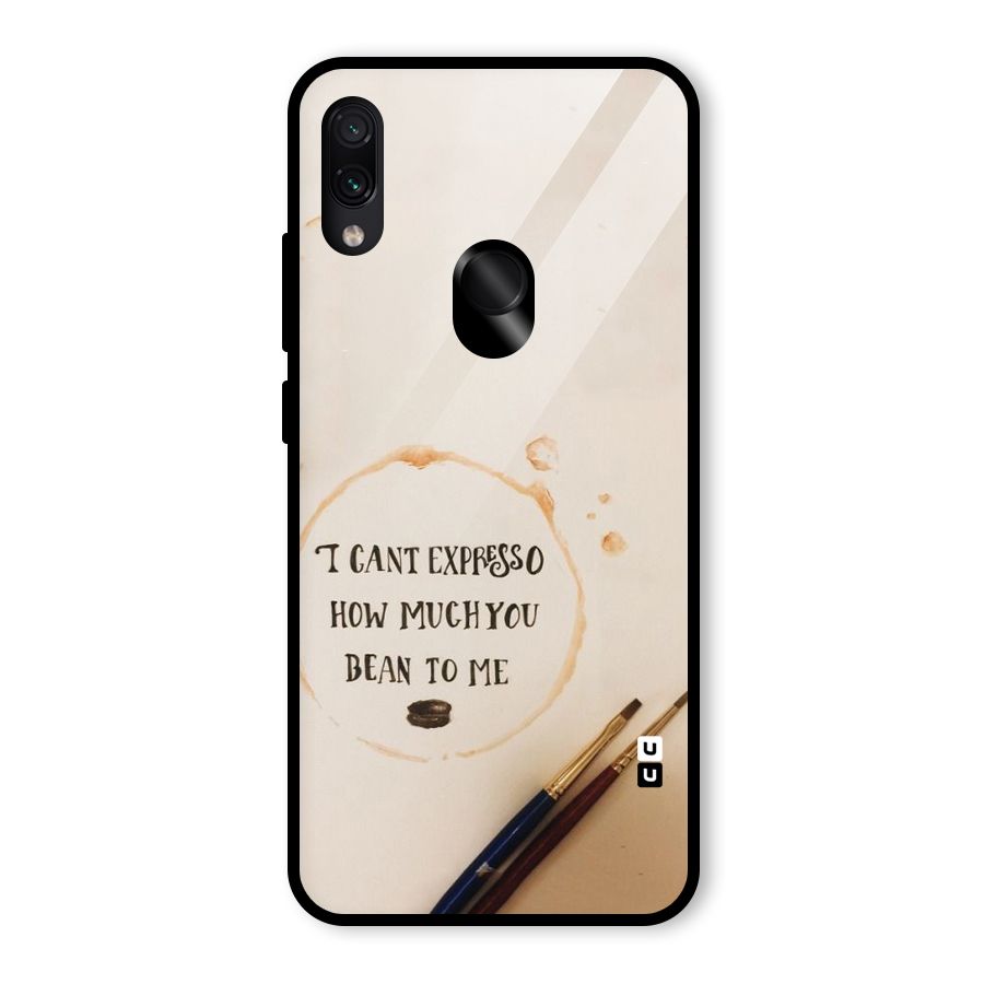 Espresso Bean Glass Back Case for Redmi Note 7 Pro