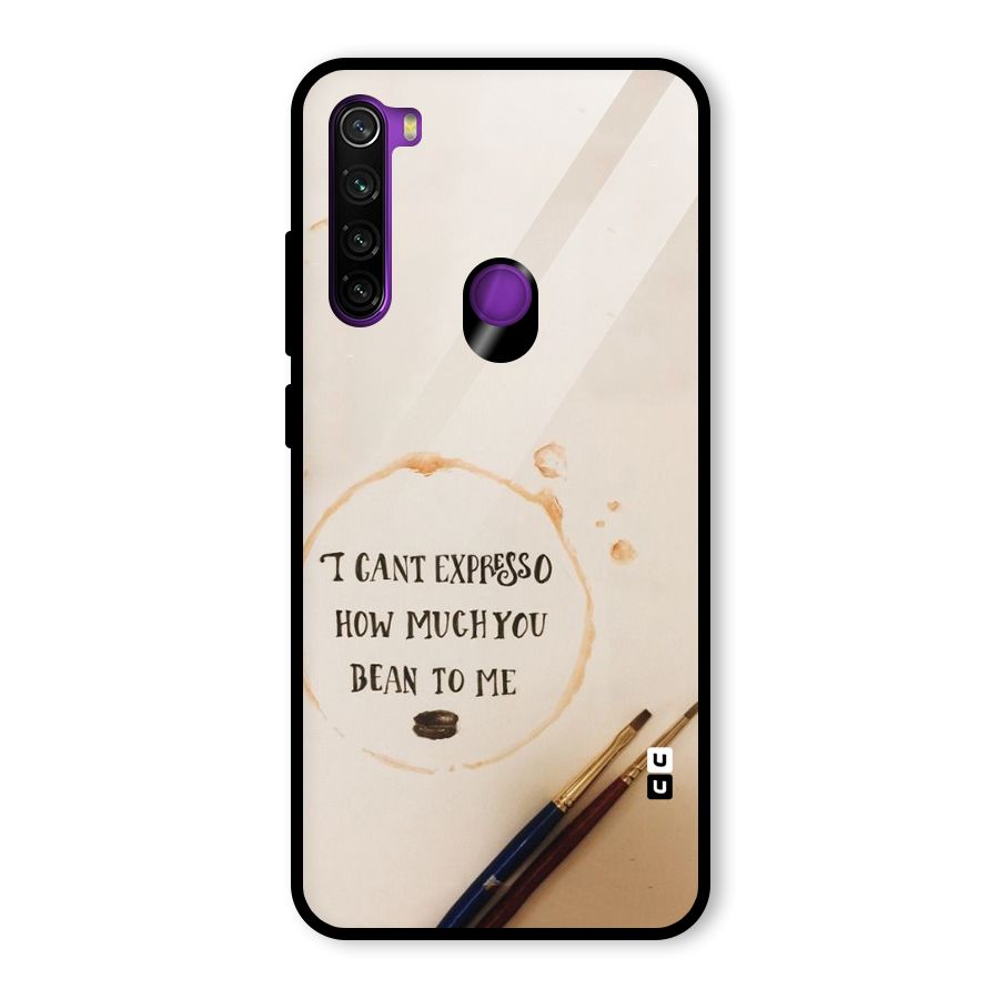 Espresso Bean Glass Back Case for Redmi Note 8
