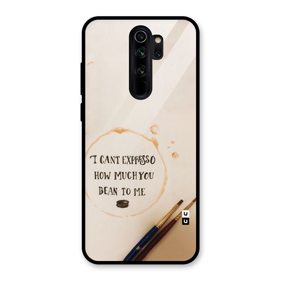 Espresso Bean Glass Back Case for Redmi Note 8 Pro