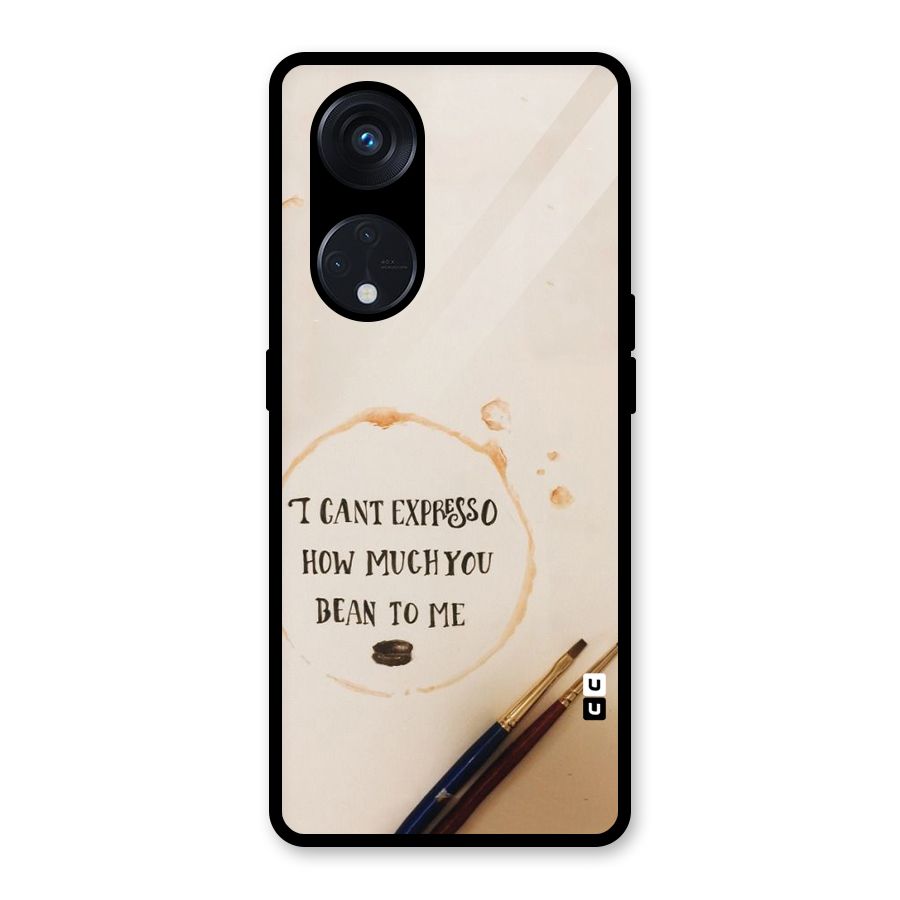 Espresso Bean Glass Back Case for Reno8 T 5G