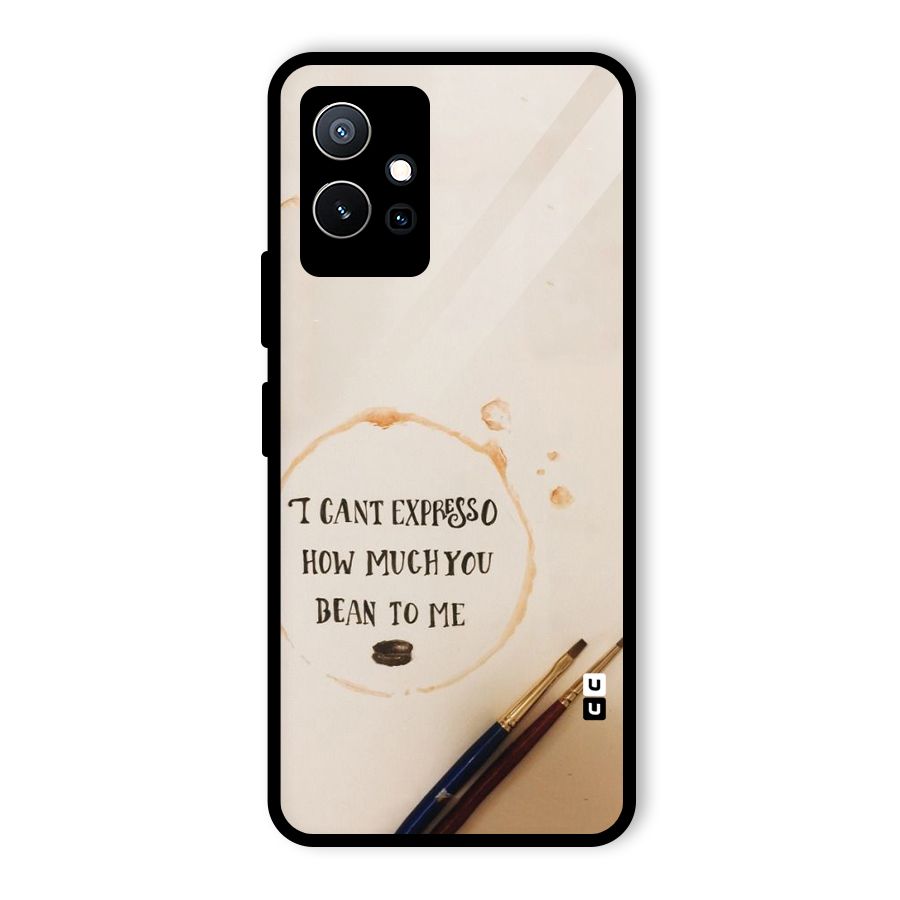 Espresso Bean Glass Back Case for Vivo T1 5G