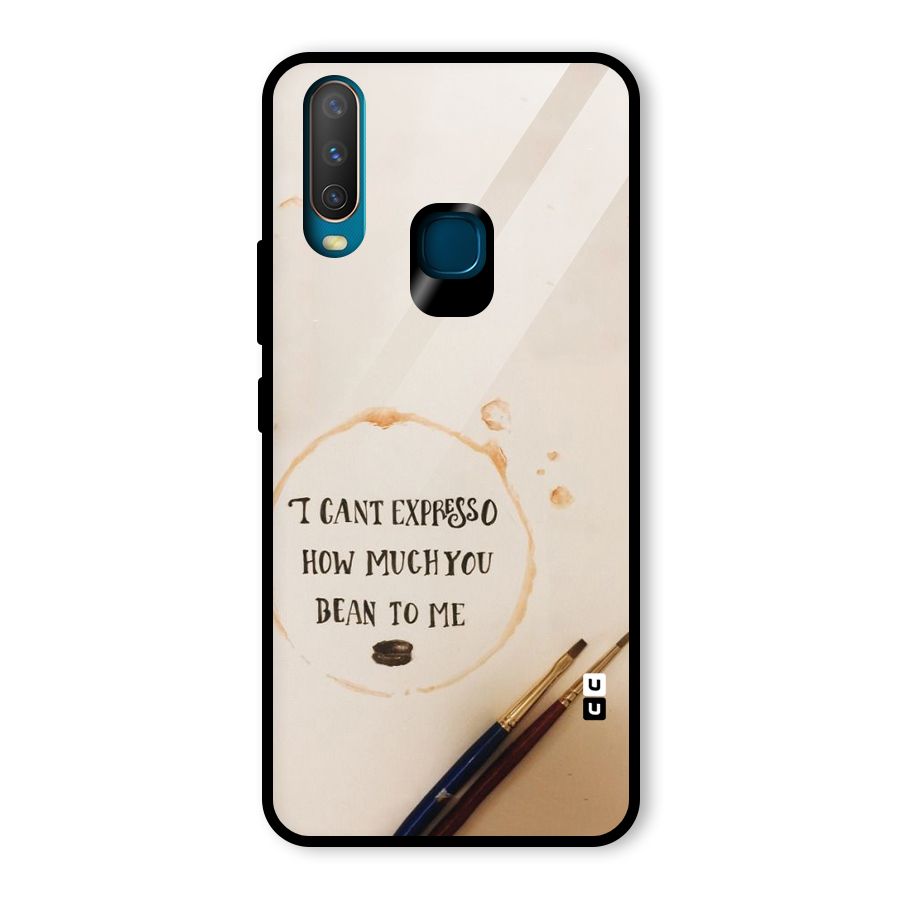 Espresso Bean Glass Back Case for Vivo U10
