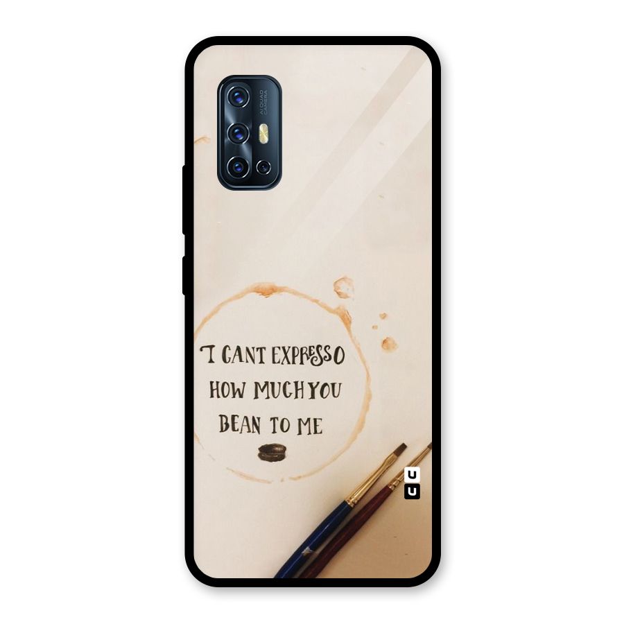 Espresso Bean Glass Back Case for Vivo V17