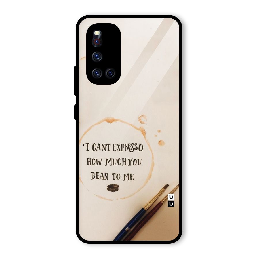 Espresso Bean Glass Back Case for Vivo V19