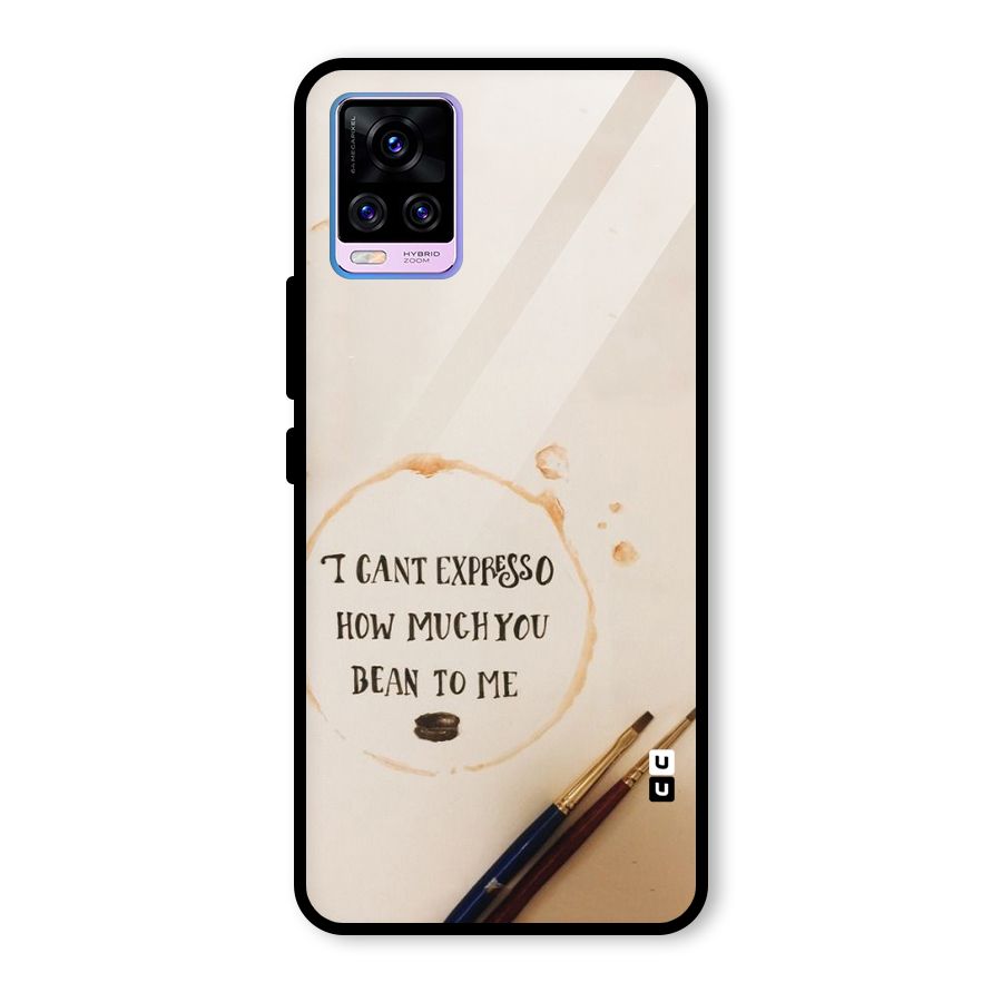 Espresso Bean Glass Back Case for Vivo V20 Pro