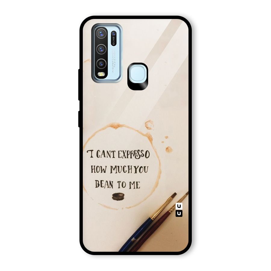 Espresso Bean Glass Back Case for Vivo Y30