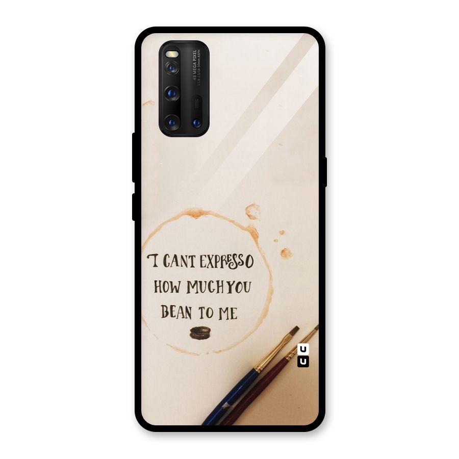 Espresso Bean Glass Back Case for Vivo iQOO 3