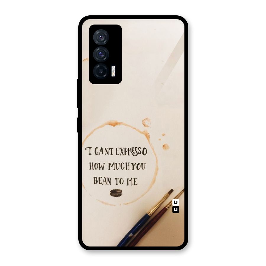 Espresso Bean Glass Back Case for Vivo iQOO 7 5G