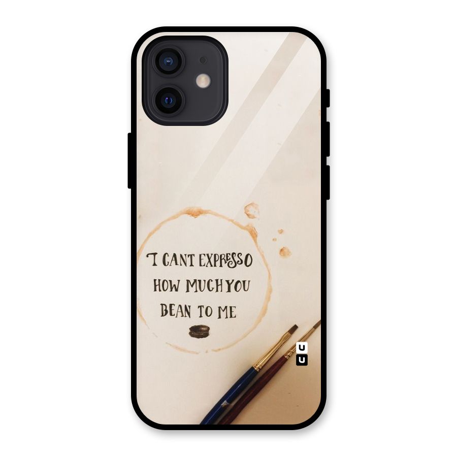 Espresso Bean Glass Back Case for iPhone 12