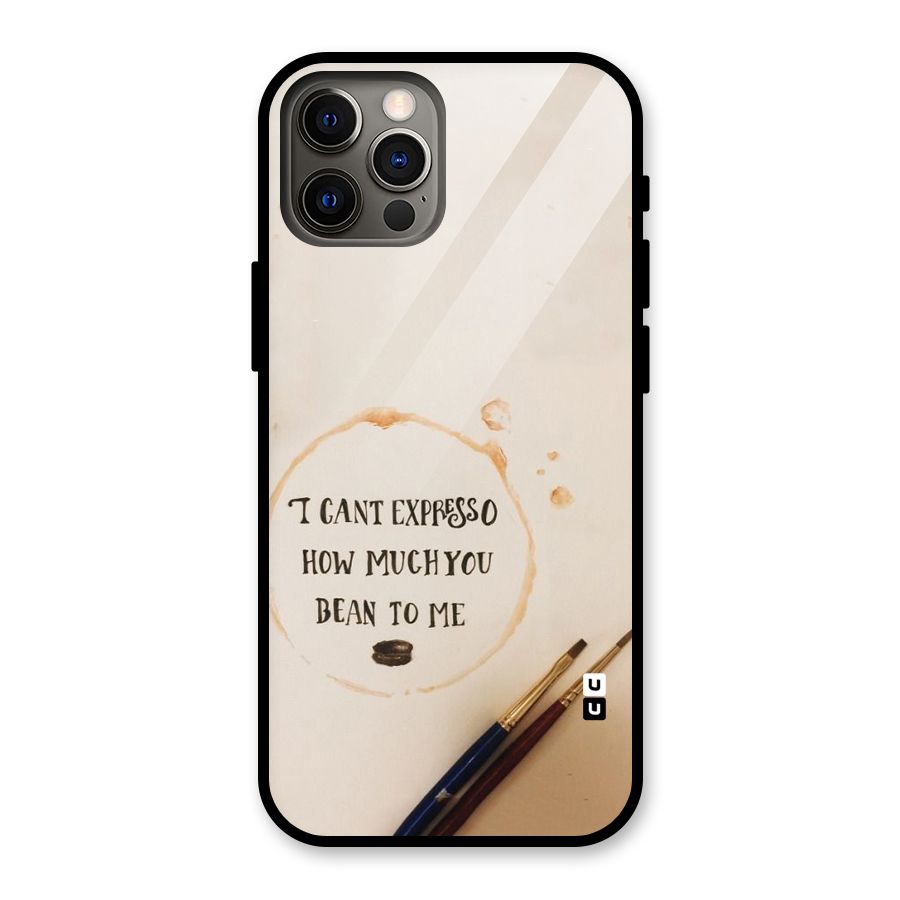 Espresso Bean Glass Back Case for iPhone 12 Pro