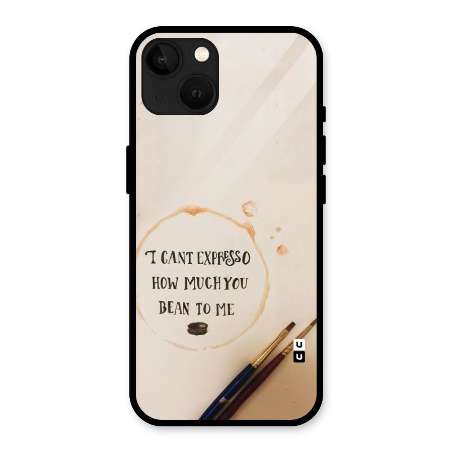 Espresso Bean Glass Back Case for iPhone 13